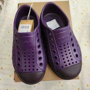 Native Toddler‎ Jefferson Shoes Eggplant NIB 6C